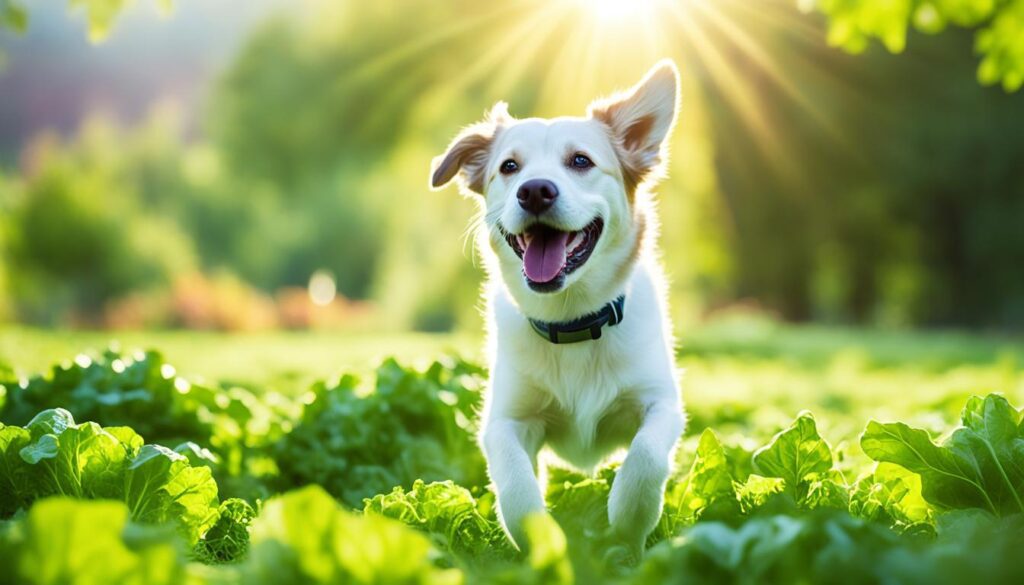 Leafy greens for canine health